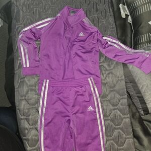 Adidas Purple Tracksuit